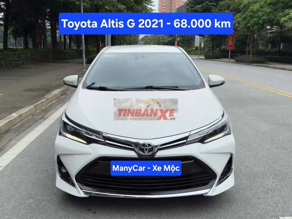 Toyota Altis 1.8G 2021 Trắng 68.000 km