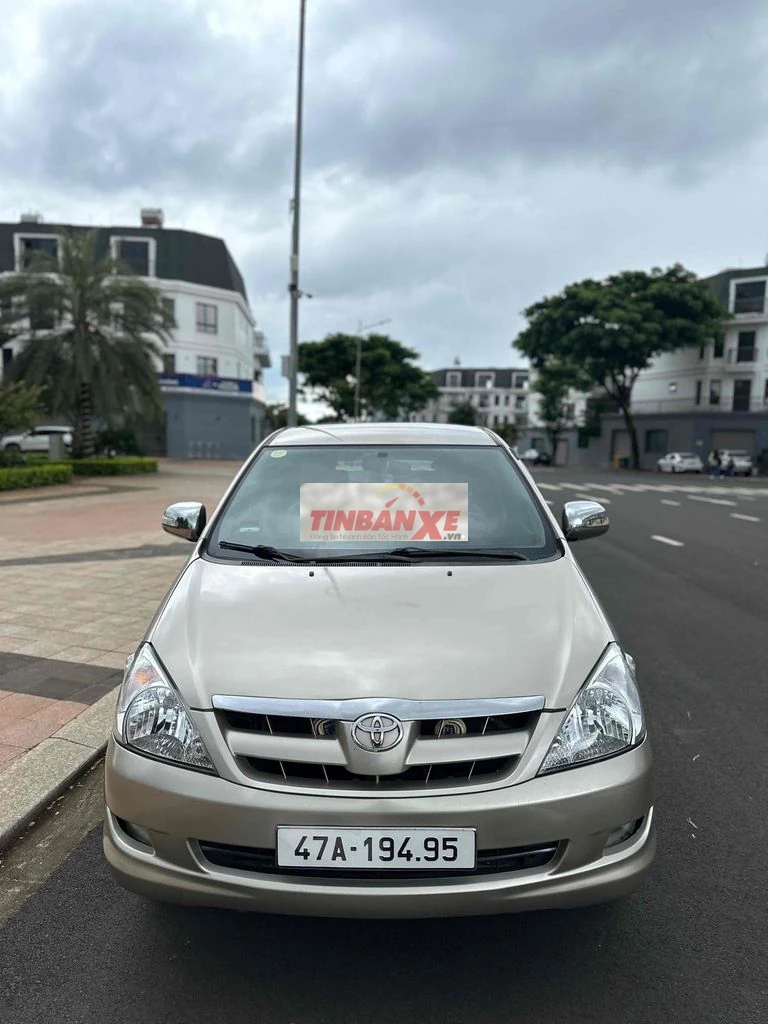 Toyota Innova J 2008 Vàng cát Số sàn