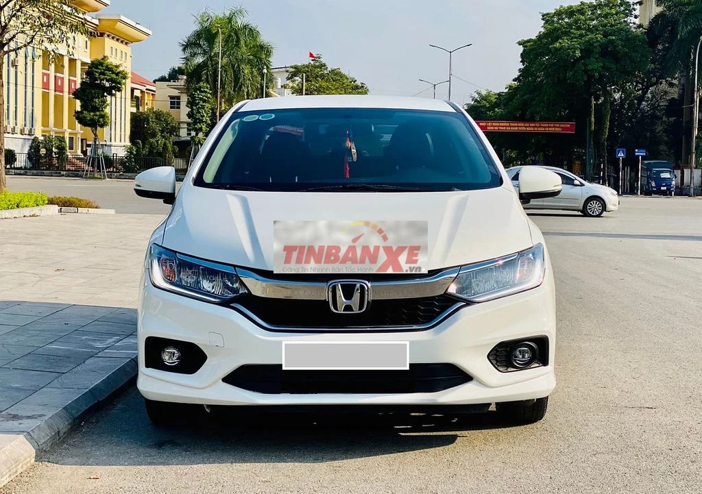Honda City đk 2019 số tự động màu trắng bản full