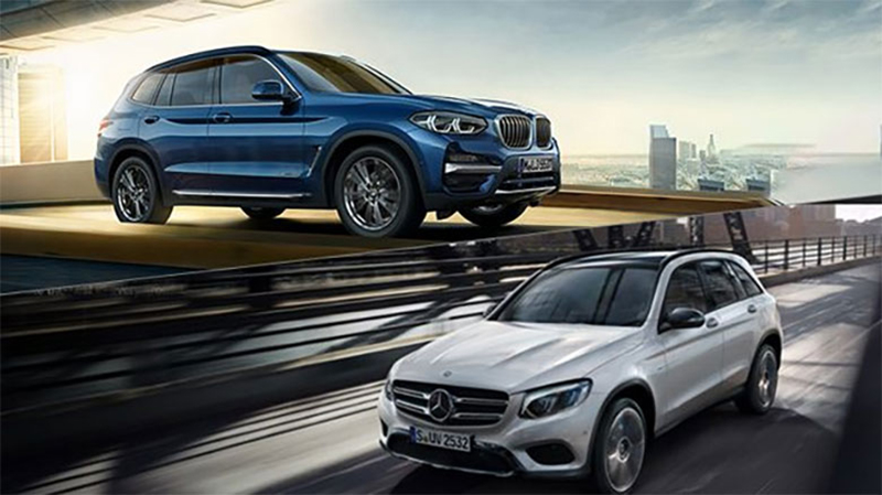 so sanh bmw x3 va mercedes glc 300 2