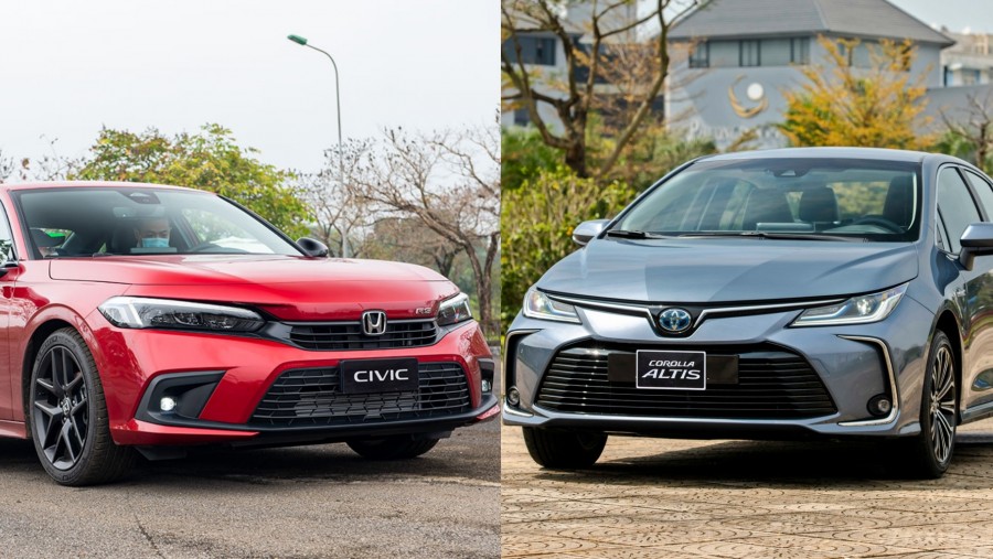 so sanh honda civic va toyota corolla altis tinbanxe 1