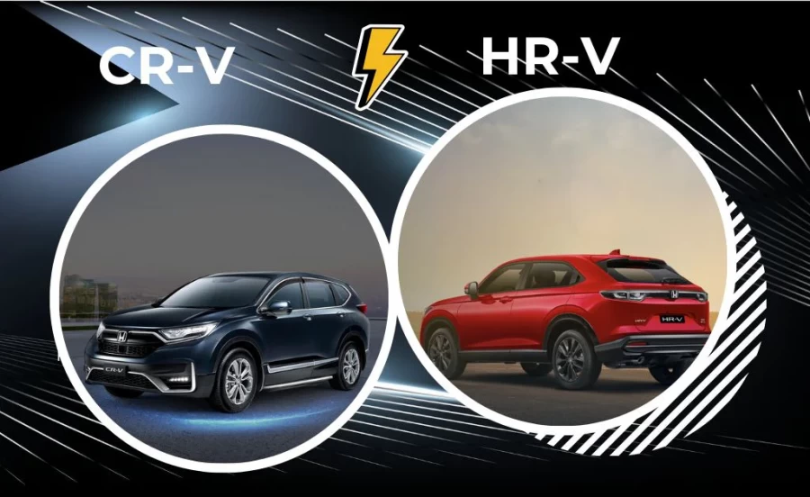 so sanh honda hr v va honda cr v 6