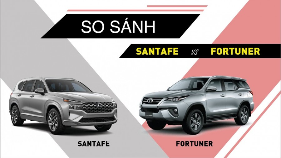 so sanh xe hyundai santa fe va toyota fortune tinbanxe 2