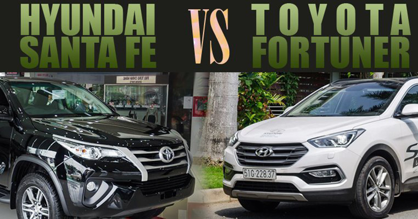 so sanh xe hyundai santa fe va toyota fortune tinbanxe 3