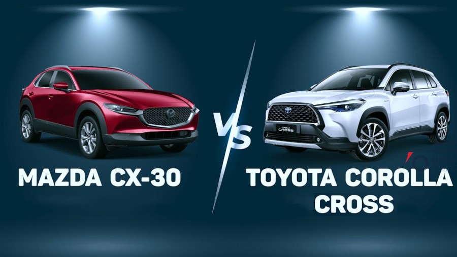 so sanh mazda cx30 vs toyota corolla cross tinbanxe 1