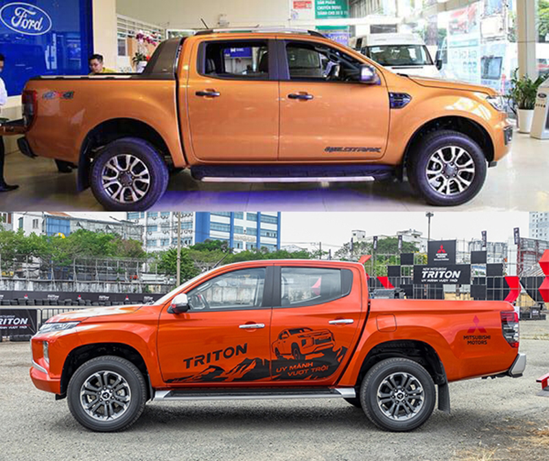 so sanh mitsubishi triton va ford ranger 10