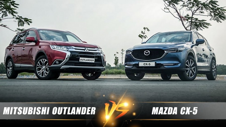 so sanh mitsubishi outlander vs mazda cx 5 1