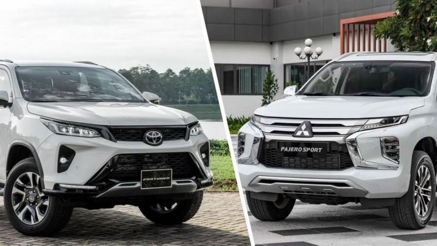 so sanh mitsubishi pajero sport va toyota fortuner 1