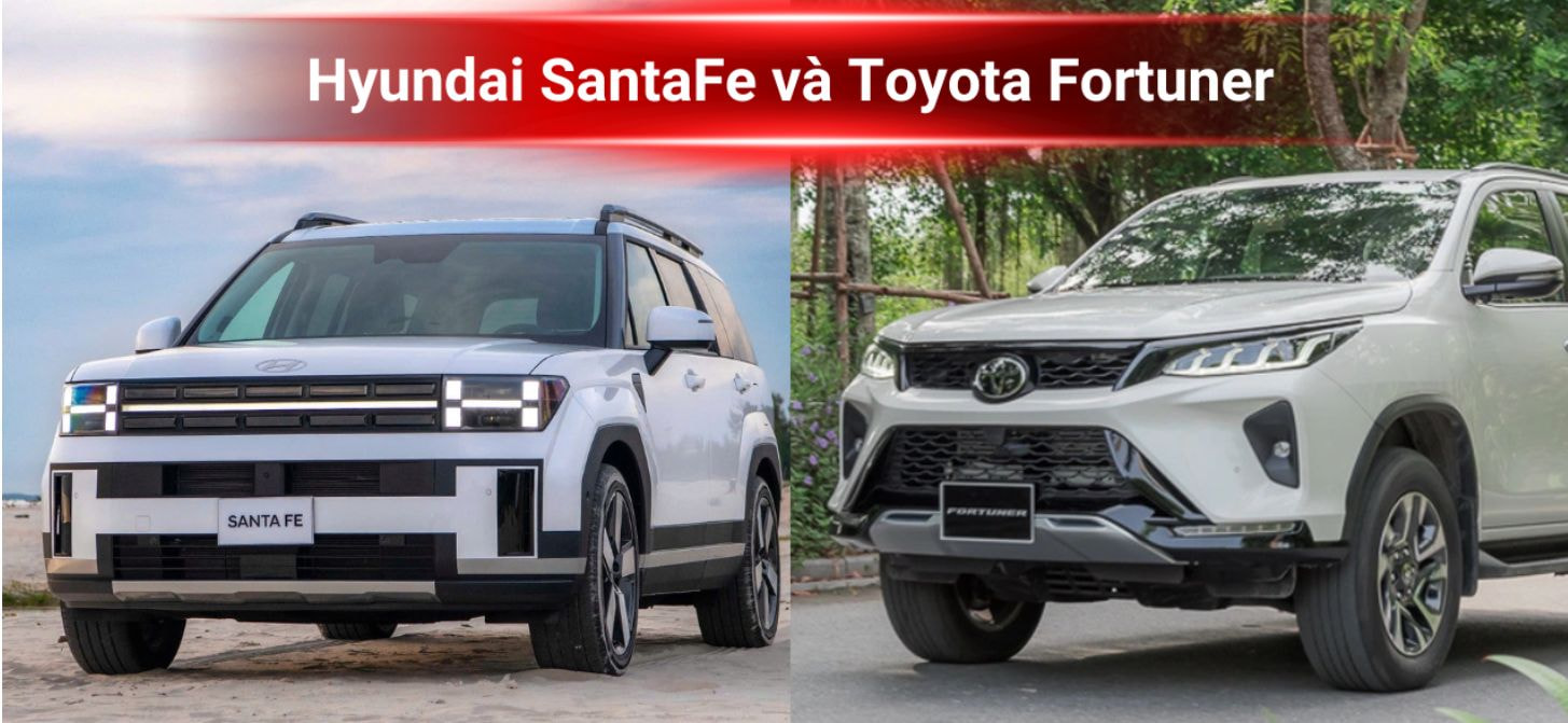 fortuner vs santafe