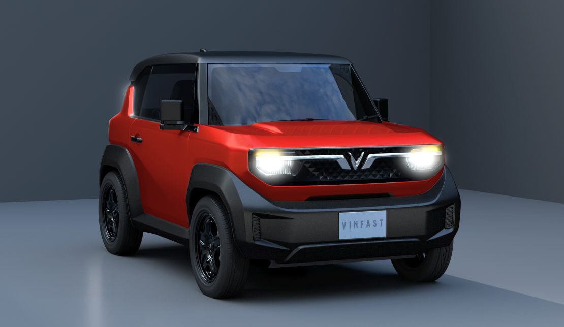 VinFast VF3 màu đỏ